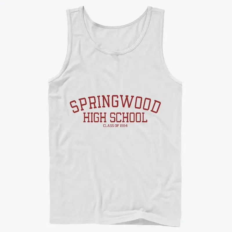 Springwood High Class of '84 - Red Text