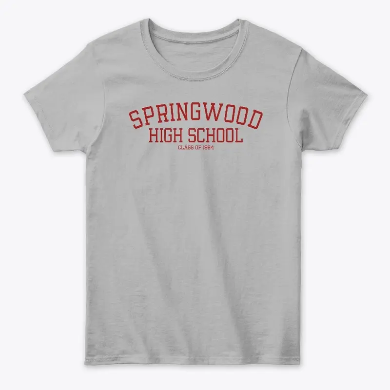 Springwood High Class of '84 - Red Text