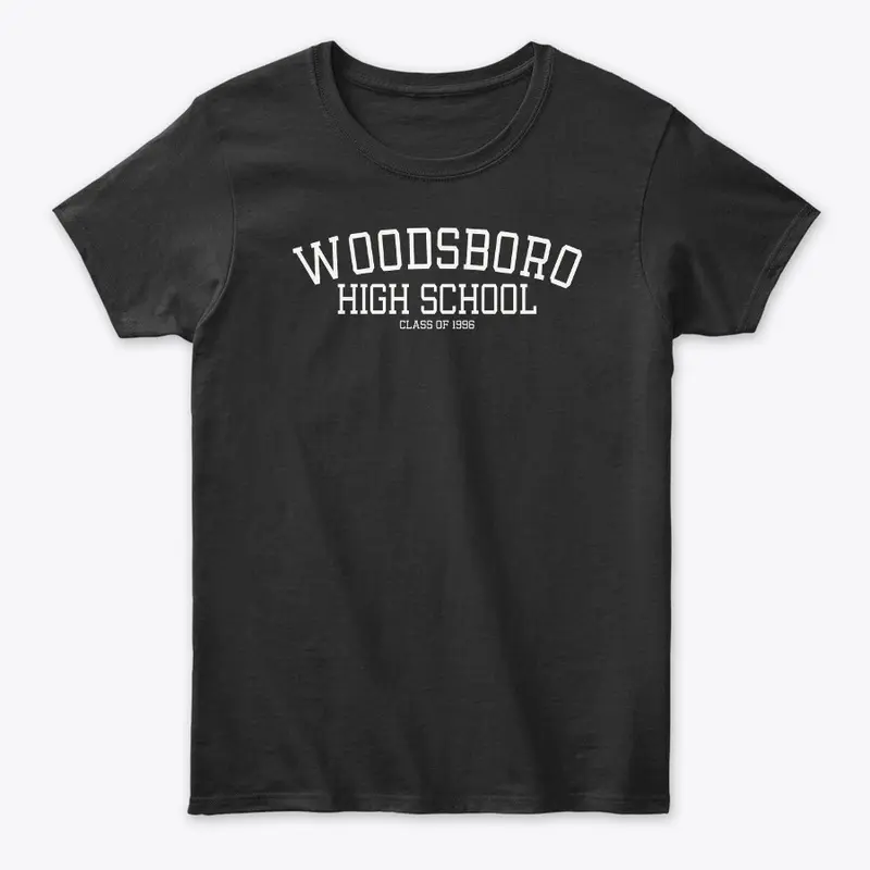 Woodsboro High Class of '96 - White Text